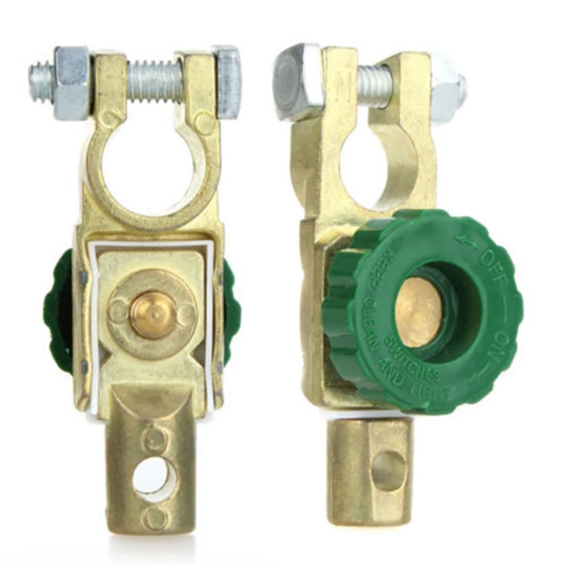 

Knob Type Car Auto Battery Terminal Power Off Disconnects Protective Switch Batteries Cables Connectors