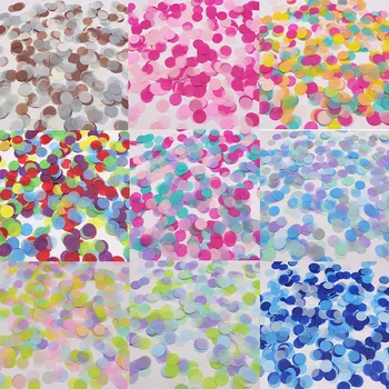 

15g/pack Round Paper Confetti Mixed Color Circles Dots Tissue for Clear Balloons Event Baby Shower Wedding Birthday Party Decor
