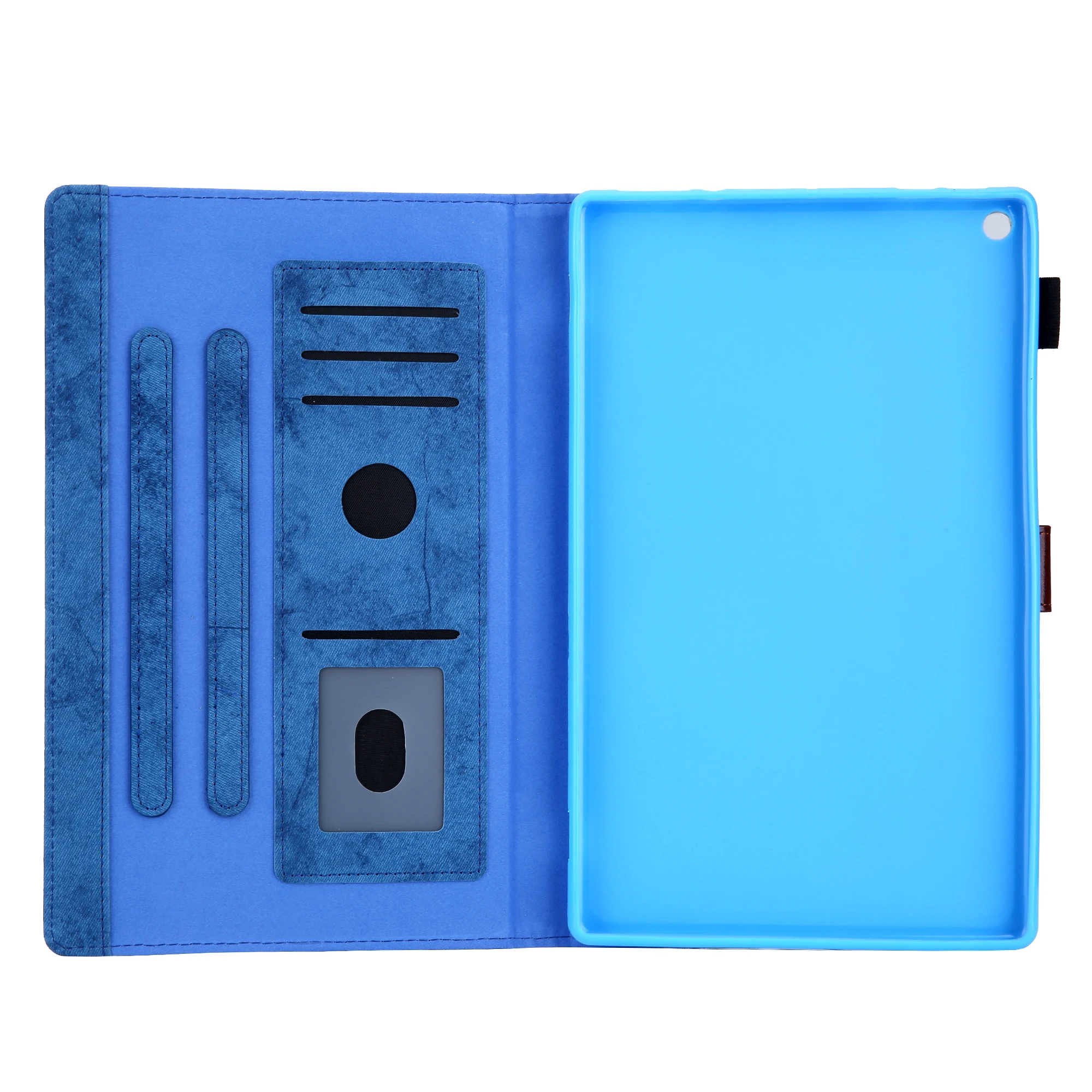 Кожаный чехол для Amazon Kindle Fire HD 10 Smart Cover Sleep Wake Tablet, защитный чехол для Kindle Fire HD 10, чехол