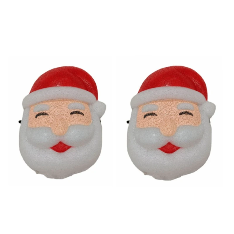 Promotion 2PCS Christmas Porch Light Cover Santa Covers Outdoor Decorations Lampshade |