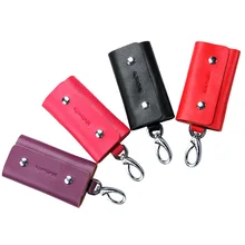 Напрямую от производителя продажи Макдональд конфеты-Цветной из воловьей кожи подарок сделанный на заказ для ключей из натуральной кожи для мужчины и женщины