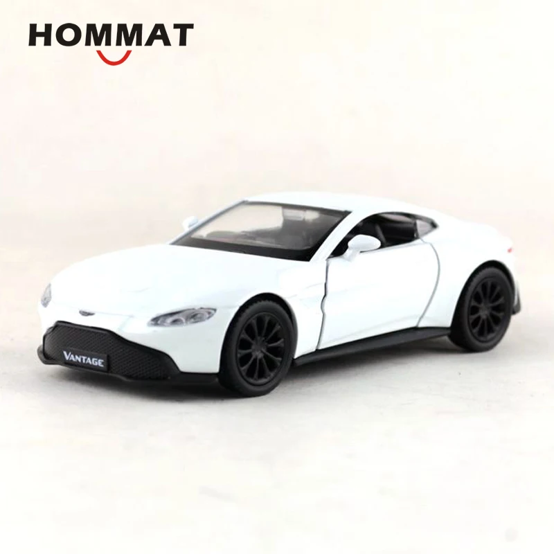 1:36 Масштаб Aston Martin Vantage V8 двигатель модель автомобиля игрушка сплав металл литая