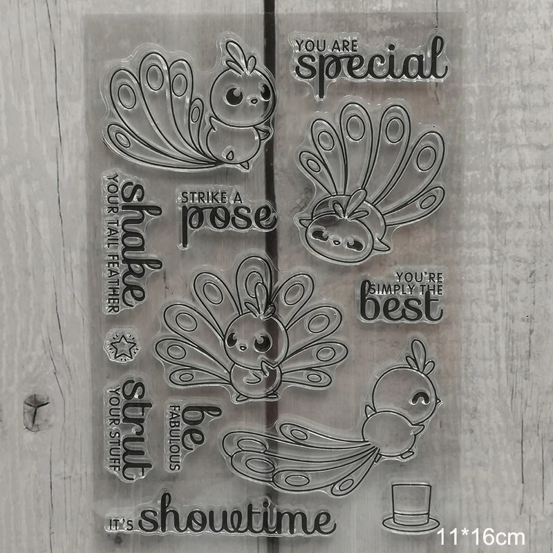 A0484 Clear stamps