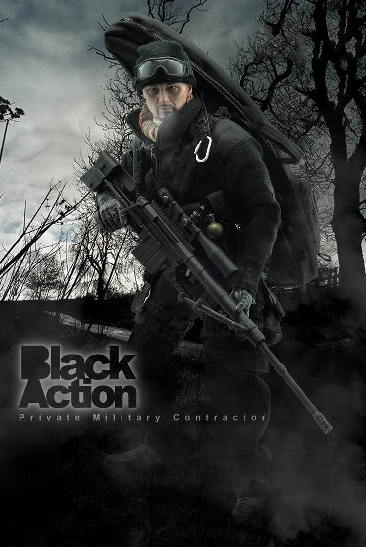 VH1017 Sniper 1/6 Мужская фигурка солдата аксессуар черная Боевая форма комплекты одежды с оружием модель для 12 ''фигурка тела