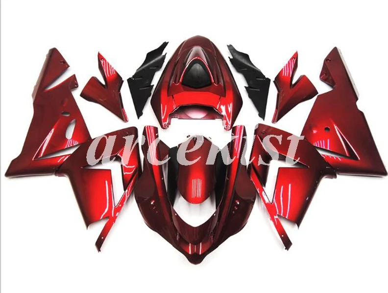 4 подарки ABS мотоцикл обтекатели комплект подходит для kawasaki Ninja ZX10R 2004 2005 04 05 10R ZX-10R набор тела ярко-красный