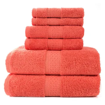 

Thick Bath Towel Suit Three-piece Bathroom Suit Soft Cotton Absorbent Towels Wrap Adult Women and Men Towel 3 Pieces Set