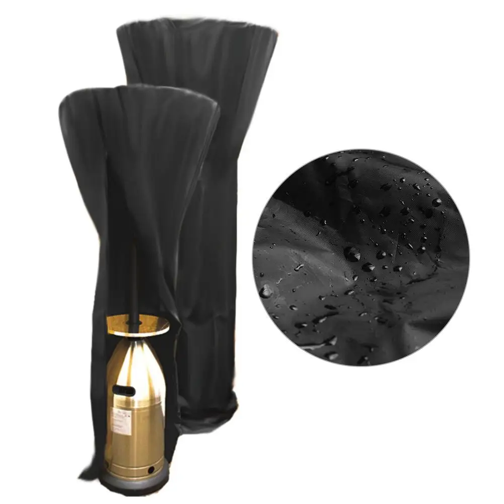 

1pc Outdoor Waterproof Dustproof Oxford Cloth Standup Patio Heater Cover UV Protector for Veranda Patio Canopy Terrace Heaters