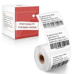 Adhesive Thermal Label Sticker Paper 40x30mm Square white Self-adhesive Thermal Label Blank Barcode Express Print Supplies
