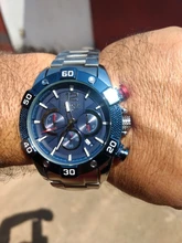 LIGE-reloj analógico de acero inoxidable para hombre, nuevo accesorio de pulsera de cuarzo resistente al agua con cronógrafo, complemento Masculino deportivo de marca de lujo con esfera luminosa