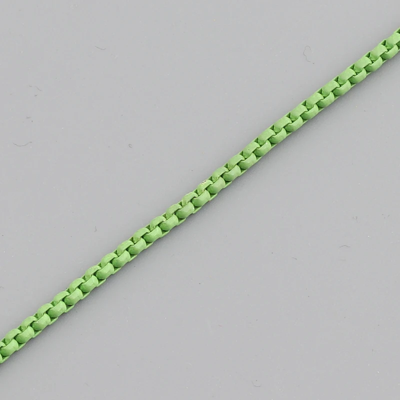 Colorful Enamelled Chain Necklace,Box Chain Choker,Enamel Pop Chain Necklaces,Minimalist Fine Jewelry collar 
