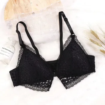 

ACC Is No Steel Ring Triangle Cup Bra New Style Sexy Lace Underwear Push up Thin Cup French Bras GIRL'S Bra