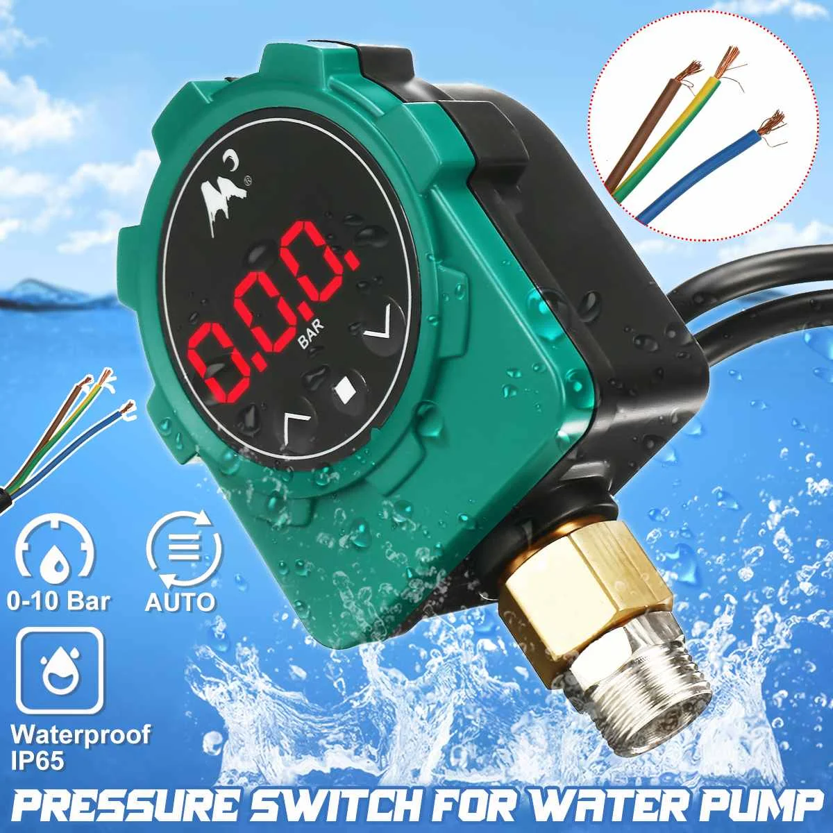 Digital-Automatic-Air-Pump-Water-Oil-Compressor-Pressure-Controller ...