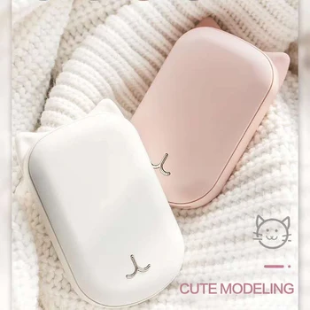 

2020 New Solid Color Cute Usb Charging Hand Warmer Mobile Power Hand Warmer Portable Portable Power Bank