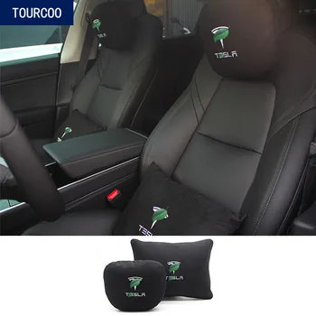 

Car Headrest Cushion Soft Comfortable Neck Pillow Interior Car Styling Accessories for Tesla Model S Model X Model 3