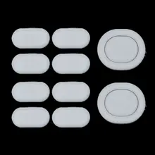 2 компл./упак. Тигр игровой Мышь средства ухода за кожей стоп Мышь коньки hardboot для logitech G102 G PRO проводной белый тефлоновые, для мыши скользит с изогнутым краем и 634B