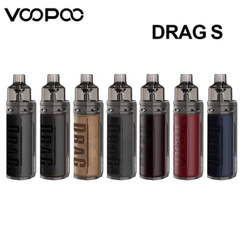 

New Original VOOPOO Drag S Pod Mod Vape Kit 60W 4.5ml Cartridge 2500mAh built-in Battery with PnP-VM5 Coil Electronic Cigarette