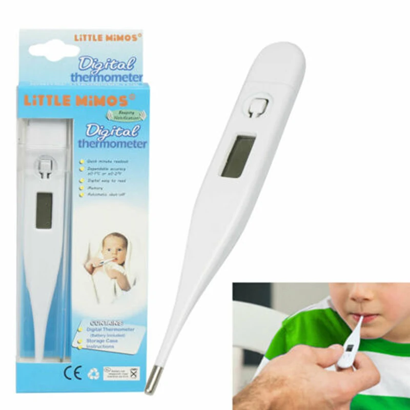 Us 2 14 15 Off 1pcs Digital Lcd Heating Oral Thermometer Tools Child Adult Body Temperature Measurement Electronic Clinical Thermometer Hot