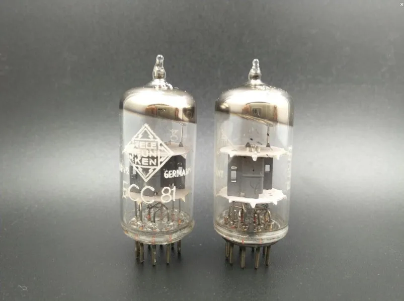 Telefunken ECC81/12AT7/ECC801S/CV455/E81CC трубка пара Три слюды