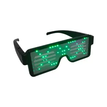 

8 Modes Glowing Luminous Sunglasses Quick Flash USB Led Party USB Charge Glasses Christmas Concert Light Toys