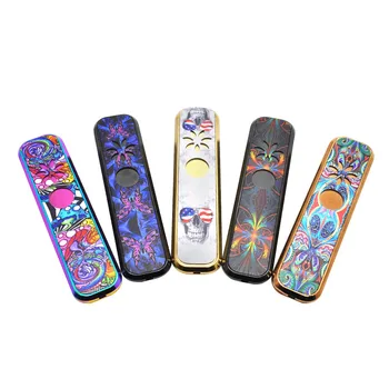 

New color metal pipe five-color diameter 152MM three-layer removable dry burner easy to clean UV craft gift box