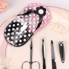 Набор для украшения ногтей набор тапочек 4 комплект ножниц для ногтей инструменты для ногтей новые экзотические подарки