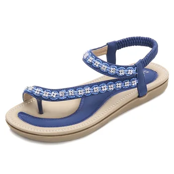 

Women Sandals 2020 Comfy sexy Fashion Roman Wedge Sandals Low Heels Beach Shoes Sandalia