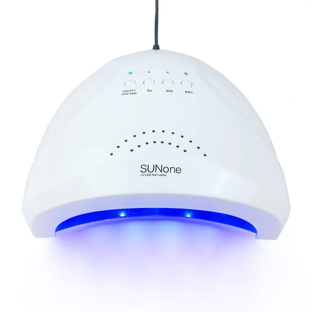 Kaufen SUNone 48W UV Lampe Gel Nagel Trockner LED Weiß Licht für Nägel Maschine Nagel Aushärtung Lampe für Gel Polnisch nail art Werkzeuge Freies Verschiffen