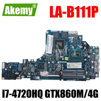 

Akemy ZIVY2 LA-B111P Motherboard For Lenovo Y50-70 Y50P Y50 LA-B111P Laotop Mainboard with I7-4720HQ GTX860M/4G