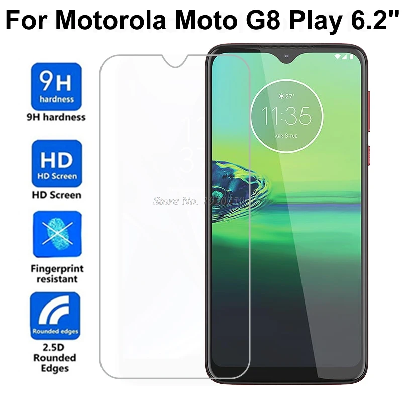 2 шт. Закаленное стекло пленка для Motorola Moto G8 Play Защитная Пленка премиум класса