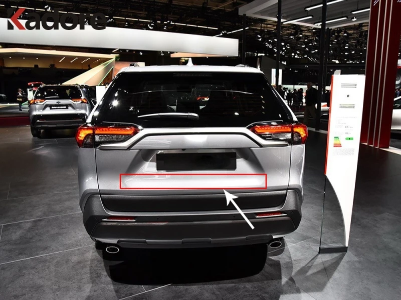 Для Toyota RAV4 для Previa RAV 4 2019 2020 2021 хромированной отделкой нижней части Задняя Крышка