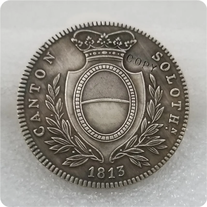 1813 Switzerland Solothurn Neutaler Серебряная копия монет