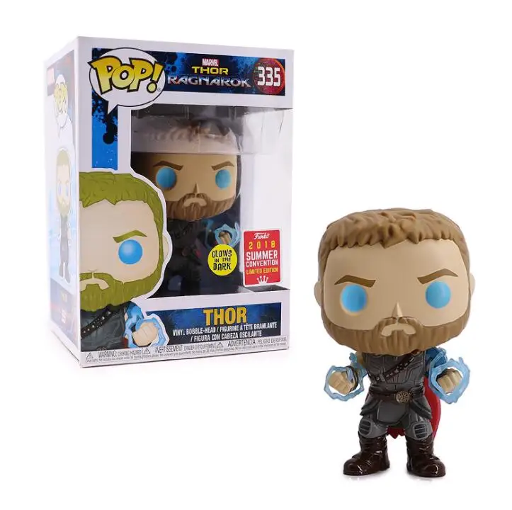 Коллекционная модель FUNKO POP Thor игрушки из фильма ограниченная куклы 335 # детская