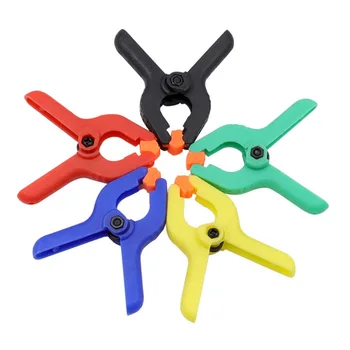 

5pc High quality colours Spring Clamps DIY Woodworking Tools For Woodworking Spring Clip Photo Studio Background