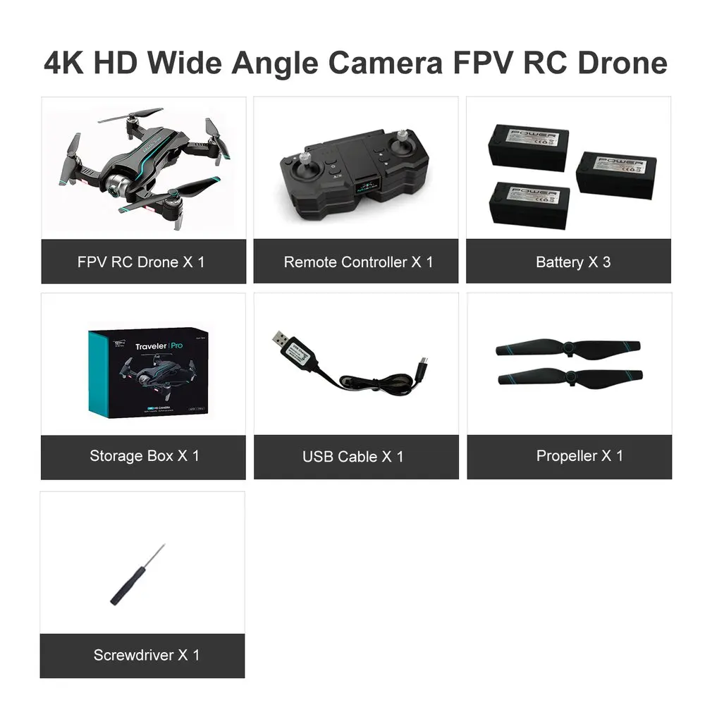 S17 RC Drone 4K двойная камера HD воздушная видео оптическое позиционирование потока один ключ Возврат Регулируемый угол камеры Вертолет игрушки
