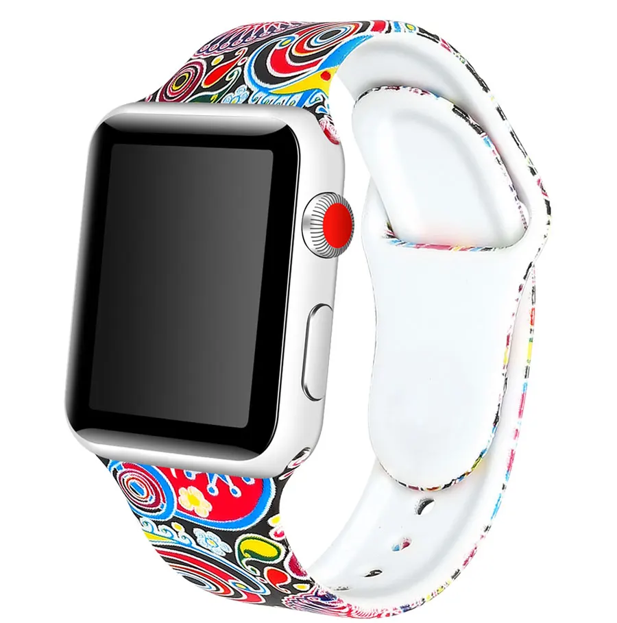 Ремешок для apple watch band correa 4 3 44 мм 40 мм для i watch band 42 мм 38 мм спортивный силиконовый браслет ремень reloj аксессуары