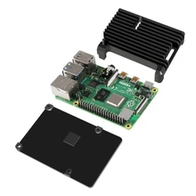 

2022 Passive Cooling Aluminum Alloy Protective Shell Metal Enclosure for Raspberry Pi 4 ModFor Raspberry Pi 4 Model B Aluminum