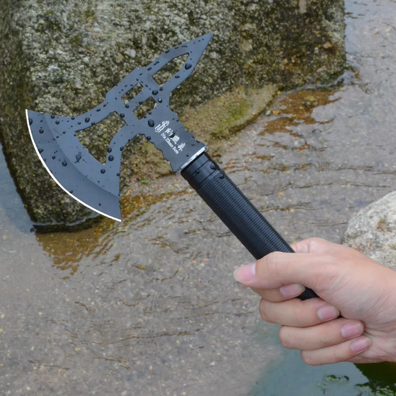 Портативный топор Tomahawk практичный Тактический с мачете для выживания в