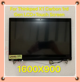 

Original 14 inch for Lenovo ThinkPad X1 Carbon LCD touch screen assembly LP140WD2-TLE2 1600*900 with A&B cover upper assembly