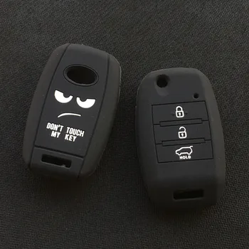 

silicone rubber key cover case shell protector for Kia Rio QL Sportage Ceed Cerato Sorento K2 K3 K4 K5 Auto Accessories