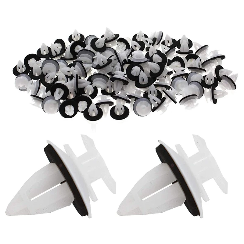 100pcs 51418224768 Plastic Rivets Clip Forbmw E46 E53 E90 E91 E70 Door Panel Auto Fasteners