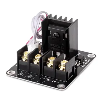 

Power Supply Expansion Board with Plug Wire for 3D Printer MOS Tube High Current Load Module Black