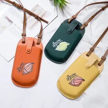 

2022 Fashion Women Mini Handbags Genuine Leather Shoulder Bag Ladies Messenger Phone Bags for Xiaomi Simple Small Crossbody Bags