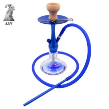 Изысканный стеклянный бутылочный кальян наргиле набор с силиконовым шлангом керамическая чаша портативный курительная трубка аксессуары