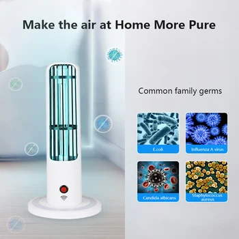 

38W UV Germicidal Lamp with Ozone Sterilization Lamp with Remote Control US UVC Germicidal Sterilization Lights for Home