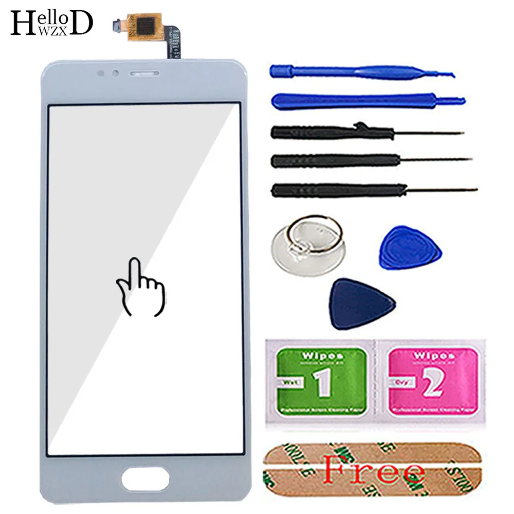 White With Tools 5," мобильный сенсорный экран для MEIZU M5S дигитайзер панель сенсорный экран панель для Meilan 5S сенсорные линзы Запчасти для телефонов инструменты 3M клей - Цвет: White With Tools