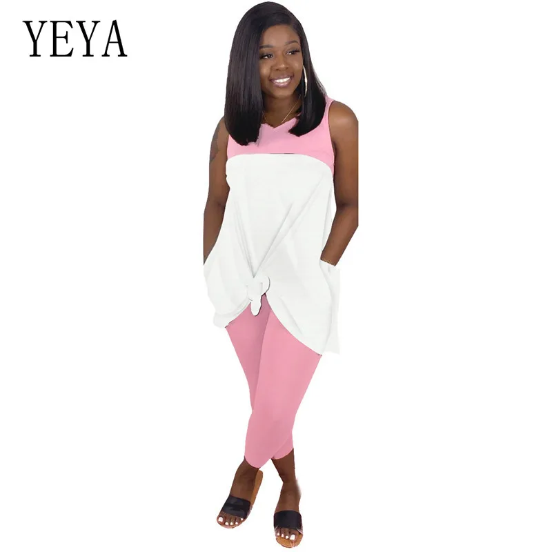 

YEYA 2 Pieces Sets Plus Size XXXL Tracksuit Women Summer Outfits Top Biker Shorts Sweat Suits Two Piece Set Matching Sets