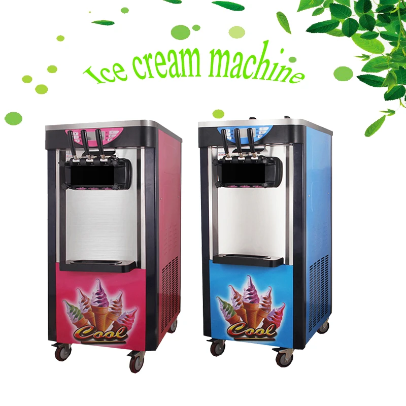 

Commercial 3 flavor Soft Ice Cream Machine Taylor Ice Cream Machine Sweet Cone Soft Serve Ice Cream Maker