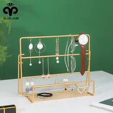 

Simple Trendy Geometric Jewelry Rack for women girls Princess Necklace Bracelet Jewelry Storage Finishing Display Earring Rack