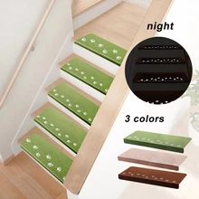 Светящийся визуальный коврик для лестницы с рисунком следа ноги нескользящий коврик для лестницы самоклеящаяся наклейка для пола Безопасный детский ковер Anti-Skid3