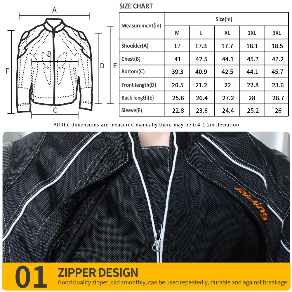 Куртка для мотоциклиста, пальто, Всесезонная одежда для защиты от наездника, защитная одежда, встроенный съемный защитный механизм и теплый вкладыш JK-41